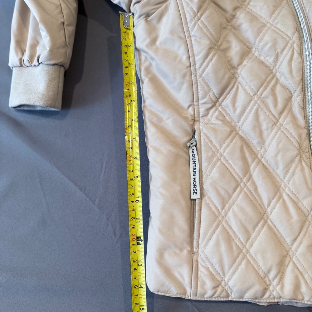 Authentic Mountain Horse Classic Edition Convertible Riding Jacket Taupe Beige - Picture 13 of 16